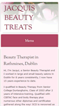 Mobile Screenshot of jacquisbeautytreats.com